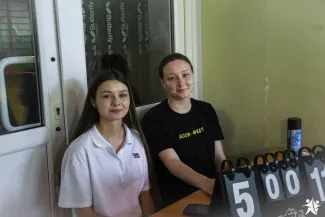 В ВГСПУ прошел турнир по парковому волейболу, посвященный Дню России