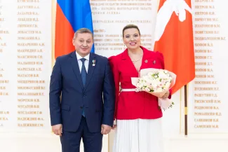 Награждение Путиловской В.В.