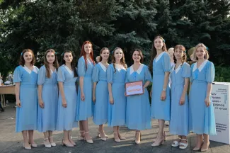 Студенты института социальной и коррекционной педагогики - участники инклюзивного фронтового бала «Манифест»