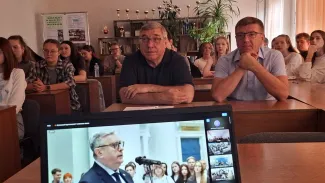 Студенты ВГСПУ – участники телемоста к 80-летию окончания            Второй мировой войны