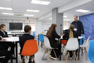 Школьники гимназии 3