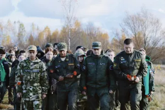 Студенты-историки приняли участие в Межрегиональной студенческой Вахте Памяти