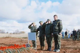Студенты-историки приняли участие в Межрегиональной студенческой Вахте Памяти