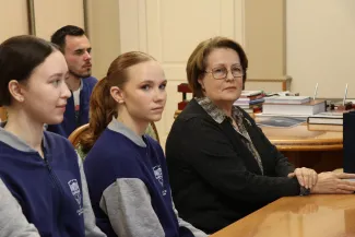 Встреча с ректором историков