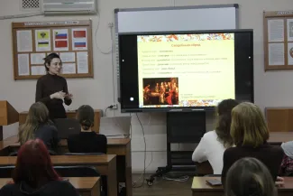 Студенты-историки – участники образовательного интенсива 