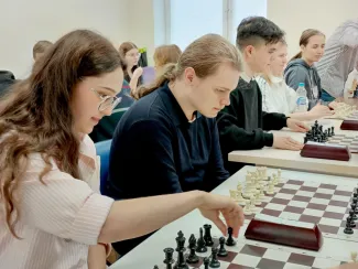 Сборная ВГСПУ по шахматам - серебряный призер первенства ООВО г. Волгограда