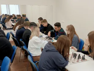 Сборная ВГСПУ по шахматам - серебряный призер первенства ООВО г. Волгограда