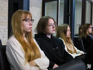 В ВГСПУ прошла лекция о современных технологиях в настольном теннисе