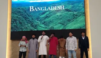 «Новогодний калейдоскоп»: праздник для слушателей подготовительного отделения от Управления международного сотрудничества