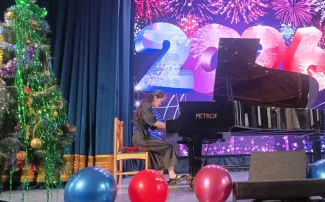 Музыкальный подарок студентов-музыкантов ВГСПУ из Китая к юбилею кафедры русского языка как иностранного