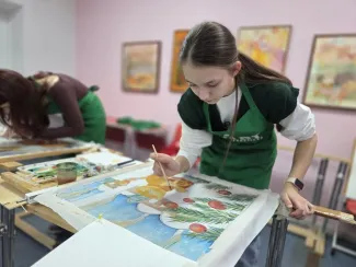 Преподаватели ВГСПУ провели зимнюю образовательную смену для юных художников Волгоградской области