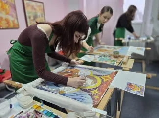 Преподаватели ВГСПУ провели зимнюю образовательную смену для юных художников Волгоградской области