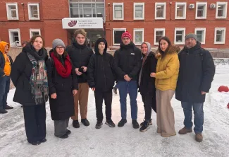 Студенты-археологи - участники Урало-Поволжской археологической студенческой конференции в Челябинске