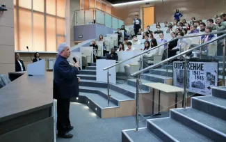 В Центре общественной дипломатии ВГСПУ состоялся медиа-лекторий «Летописцы войны: как создавалась история Великой Победы» 