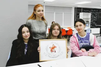 «Картина мира в языках разных типов»: очередное занятие в Школе юного русиста