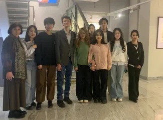 Музыка в красках: китайские студенты ВГСПУ открыли для себя галерею Машкова