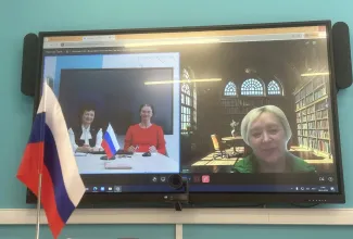 В ВГСПУ состоялся круглый стол «Языковая политика как "мягкая сила": международный опыт, конкуренция стратегий и перспективы России в Африке» 