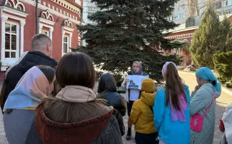 Студенты ВГСПУ прикоснулись к духовным традициям в Казанском соборе