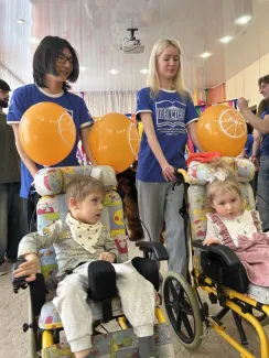 Студенты ВГСПУ провели мероприятие в детском саду к Международному дню людей с синдромом Дауна