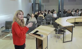 Час карьеры в ИИЯ: выпускники института иностранных языков рассказали о своей профессиональной карьере студентам старших курсов