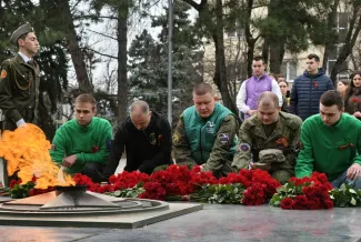 Бойцы отряда «Гвардеец» - организаторы и участники Всероссийского слёта студенческих поисковых отрядов