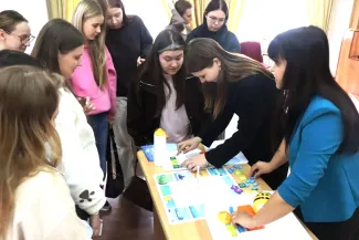 Представители ВГСПУ встретились с выпускниками Михайловского профессионально-педагогического колледжа 