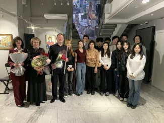 Музыка XX века без границ: второй концерт проекта «Концерты в галерее» для китайских студентов ВГСПУ