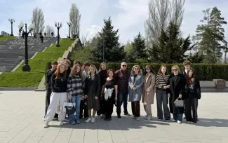 Студентка-историк провела экскурсию для студентов ВГСПУ и школьников