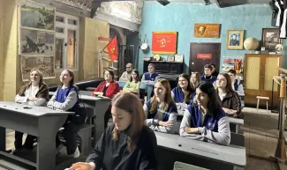 Для студентов и преподавателей института исторического и правового образования ВГСПУ началась стажировка в Государственном гуманитарно-технологическом университете