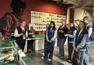 Для студентов и преподавателей института исторического и правового образования ВГСПУ началась стажировка в Государственном гуманитарно-технологическом университете