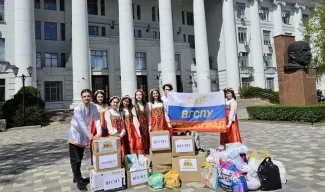 Студенты ВГСПУ приняли участие в юбилейном рейсе «Доброго автобуса»