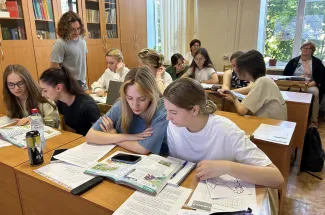 В институте иностранных языков состоялся демонстрационный зачет по производственной практике