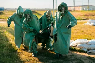 Окружной этап Зарницы победа