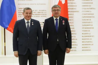 Награждение ректора