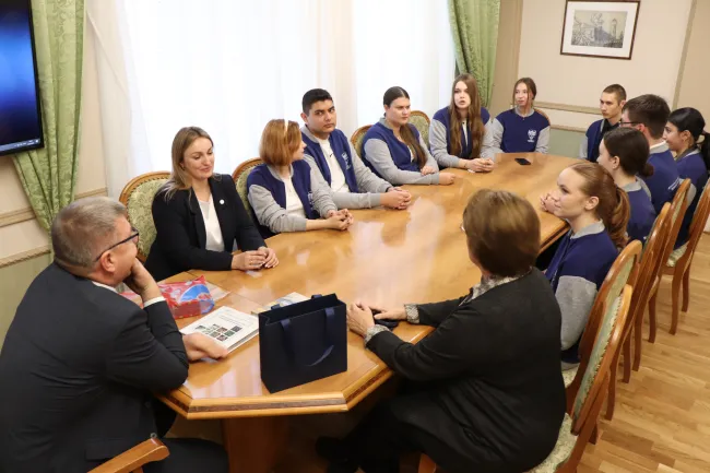 Встреча с ректором историков