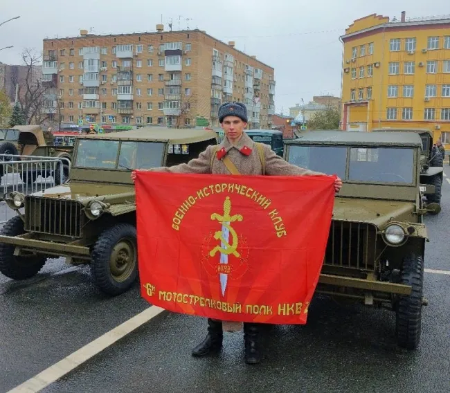 Студент-историк - участник XV юбилейного Парада Памяти в Самаре
